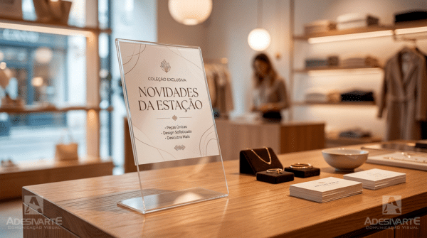 Displays de Acrílico ou PVC