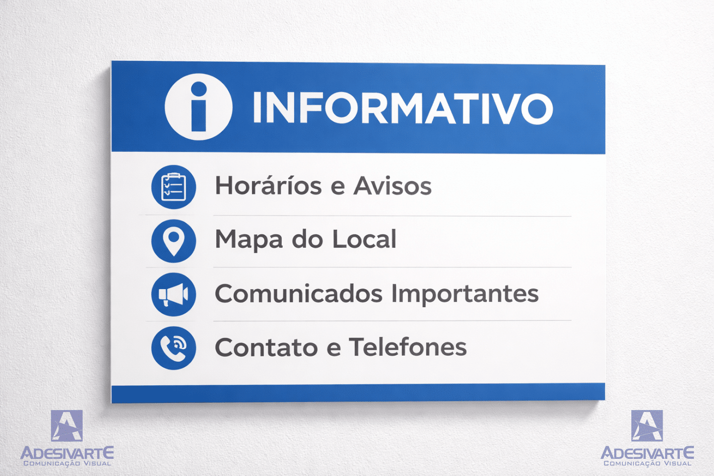 Placas de PVC, Acrílico, ACM e Poliondas