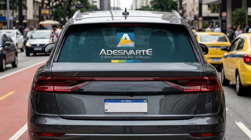 adesivo furado para vidro