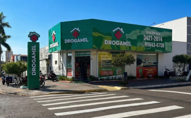 fachada em acm em Itiquira