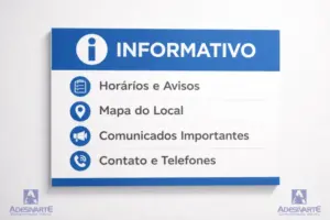 Placas de PVC, Acrílico, ACM e Poliondas